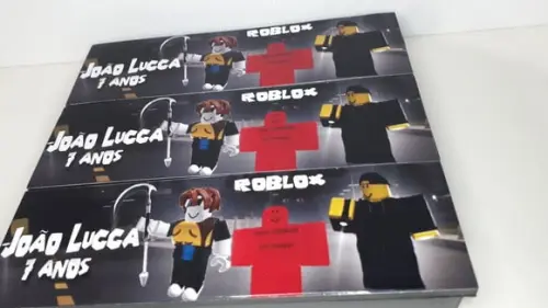 Domino Personalizado Tema Roblox Dark