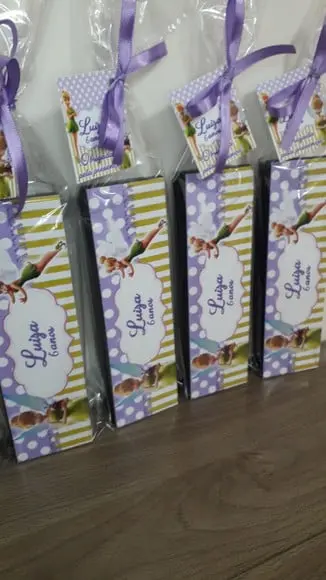 Domino Personalizado Tema Sininho