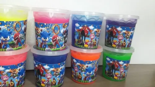 Geleca Personalizada no Tema Sonic