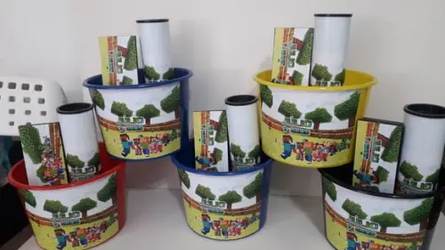 Kit Balde de Pipoca + Domino + Pega Varetas Minicraft
