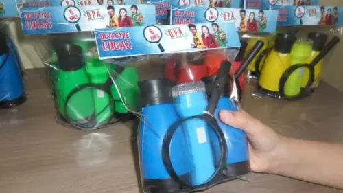 Kit Binoculo + Lanterna + Lupa Personalizado Dpa