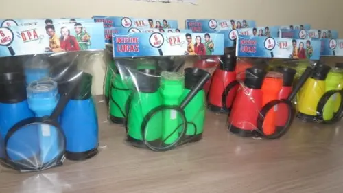 Kit Binoculo + Lanterna + Lupa Personalizado Dpa