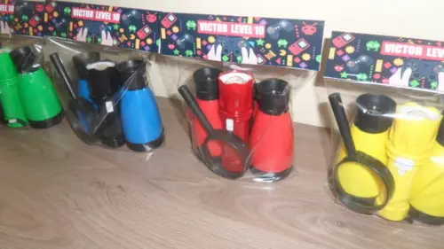 Kit Binoculo + Lanterna + Lupa Personalizado Video Game