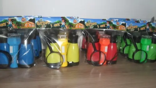 Kit Binóculo + Lanterna + Lupa Personalizo em Qualquer Tema