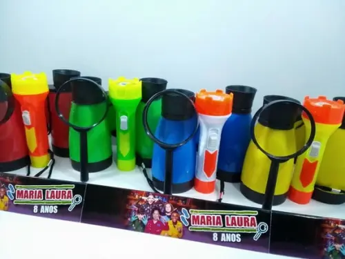 Kit Binoculo + Lanterna + Lupa Tema Detetives do Predio Azul