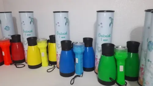 Kit Binoculo + Lanterna + Pega Varetas + Fita Cetim + Tag