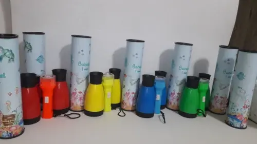 Kit Binoculo + Lanterna + Pega Varetas + Fita Cetim + Tag