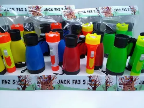 Kit Binoculo e Lanterna Tema Casa na Árvore