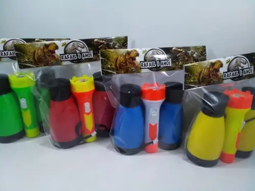 Kit Binoculo e Lanterna Tema Dinossauro