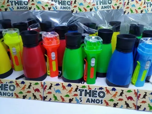 Kit Binoculo e Lanterna Tema Dinossauro