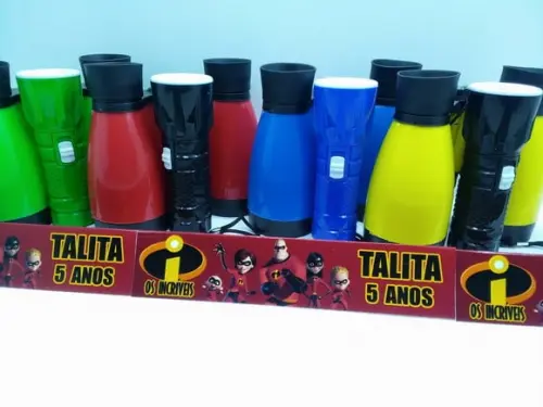 Kit Binoculo e Lanterna Tema os Incríveis
