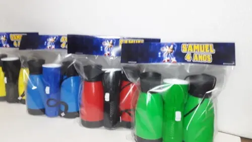 Kit Binoculo e Lanterna Tema Sonic