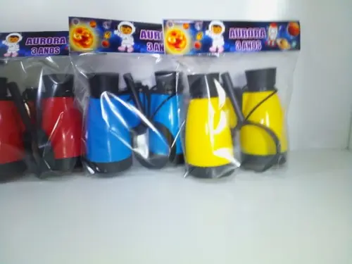 Kit Binoculo e Lupa Tema Astronauta