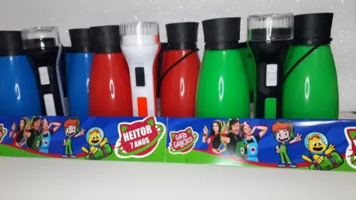 Kit Binoculo Zoom 4 Vezes e Lanterna Gato Galatico