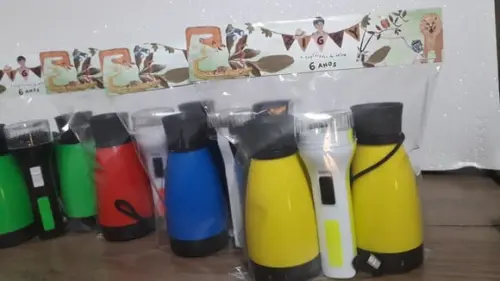 Kit Binoculo Zoom 4 Vezes e Lanterna Selva Vintage
