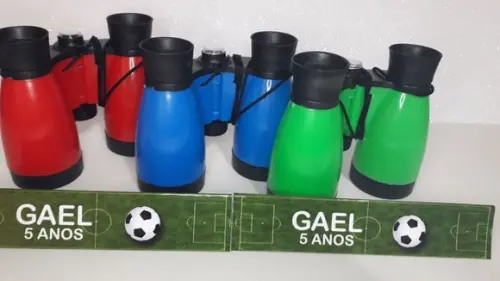 Kit Binoculo Zoom 4 Vezes Tem Futebol