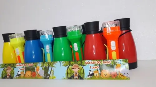 Kit Binoculo Zoom 4 Vezes Tema Safari