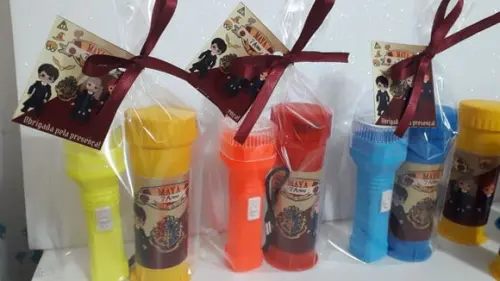 Kit Bolha de Sabao e Lanterna Tema Harry Potter