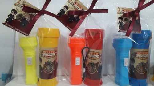Kit Bolha de Sabao e Lanterna Tema Harry Potter