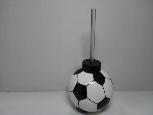 Kit Copo Bola com Tampa e Canudo 300 ml Tema Futebol