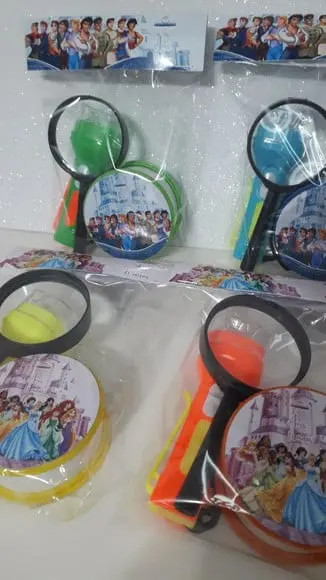 Kit Copo Retratil + Mini Lanterna + Lupa Qualquer Tema