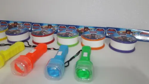 Kit Copo Retratil + Mini Lanterna Patrulha Canina