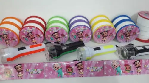 Kit Copo Retratil + Mini Lanterna Personalizado Vingadores