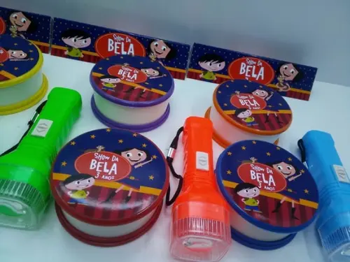 Kit Copo Retratil + Mini Lanterna Show da Luna