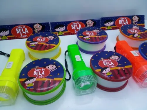 Kit Copo Retratil + Mini Lanterna Show da Luna