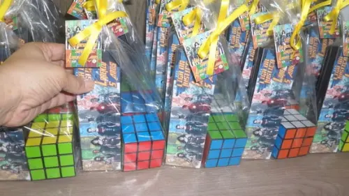 Kit Cubo Magico + Dominó Personalizado em Qualquer Tema