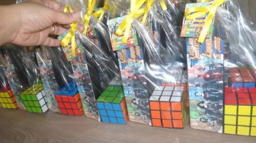 Kit Cubo Magico + Dominó Personalizado em Qualquer Tema