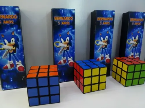 Kit Cubo Magico + Dominó Personalizado em Qualquer Tema