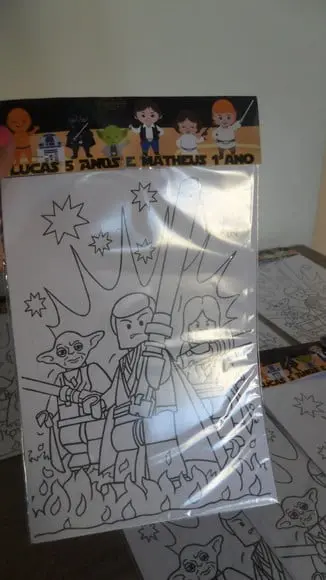 Kit de Desenhos para Colorir Star Wars