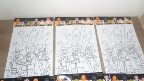 Kit de Desenhos para Colorir Star Wars