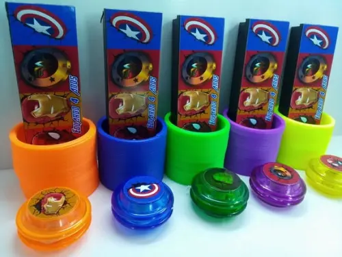 Kit Domino + Ioio + Mola Maluca Tema Super Herois