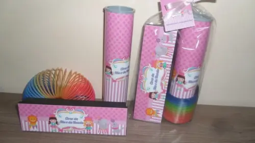 Kit Dominó + Pega Varetas + Mola Maluca + Tag e Fita Cetim
