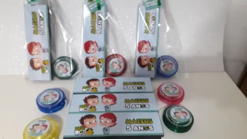 Kit Domino e Ioio Personalizado Ben 10 Baby