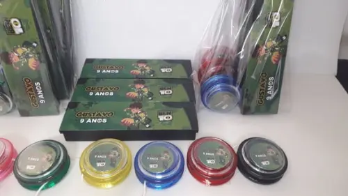 Kit Domino e Ioio Personalizado Ben 10