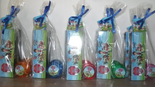 Kit Domino e Ioio Personalizado Patrulha Canina
