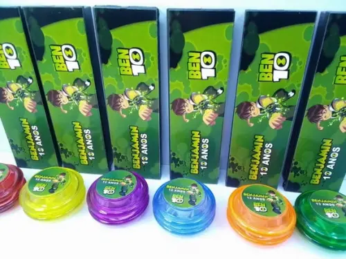 Kit Domino e Ioio Personalizado Tema Ben 10