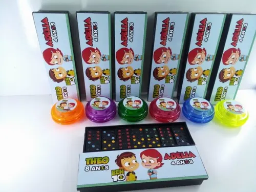 Kit Domino e Ioio Personalizado Tema Ben 10