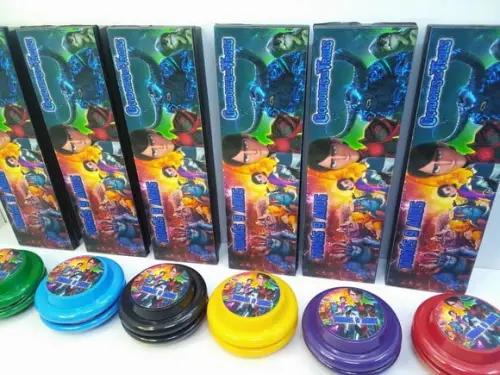 Kit Domino e Ioio Personalizado Tema Caçador de Trols