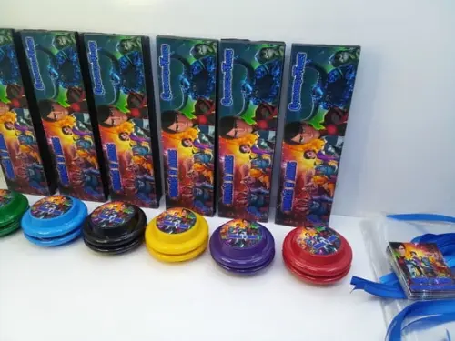 Kit Domino e Ioio Personalizado Tema Caçador de Trols