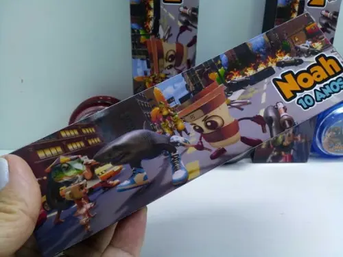 Kit Domino e Ioio Personalizado Tema Tralalero Tralala