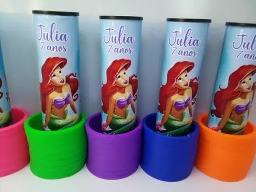 Kit Domino e Mola Maluca Tema Pequena Sereia