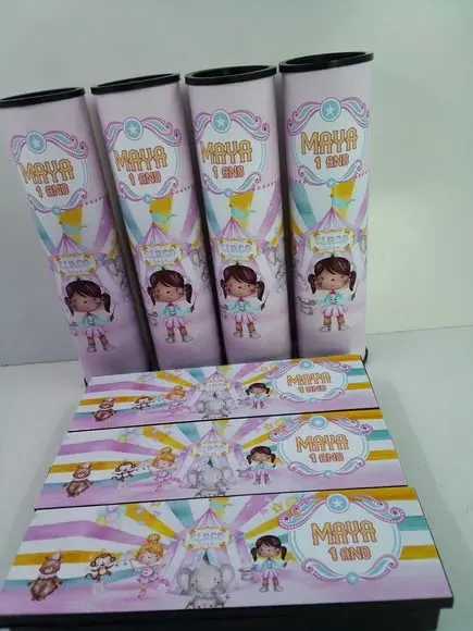 Kit Domino e Pega Varetas Circo Rosa
