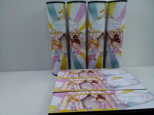 Kit Domino e Pega Varetas Circo Menina