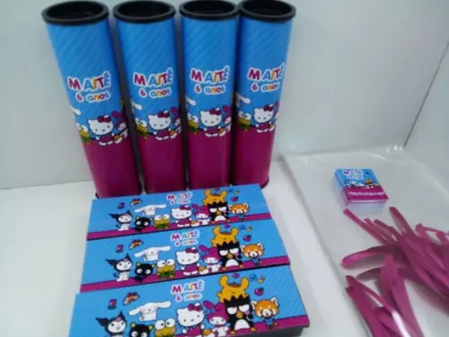 Kit Domino e Pega Varetas Hello Kitty e Sua Turma