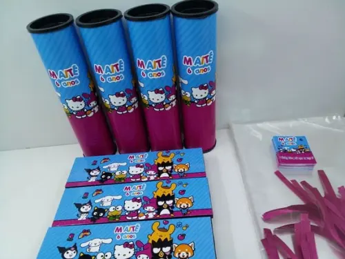 Kit Domino e Pega Varetas Hello Kitty e Sua Turma