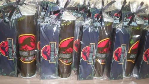 Kit Domino e Pega Varetas Jurassic Park